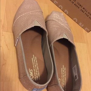 Pink Sparkly TOMS